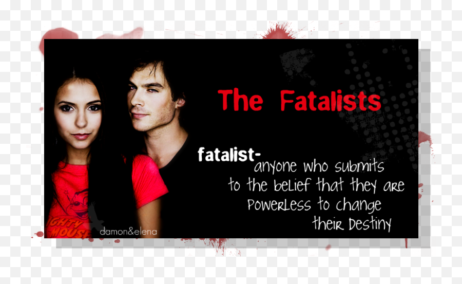 The Vampire Diaries - The Fatalists Damonelena 50 Am Fatalist Damon Salvatore Emoji,Damon Salvatore No Humanity And Emotions
