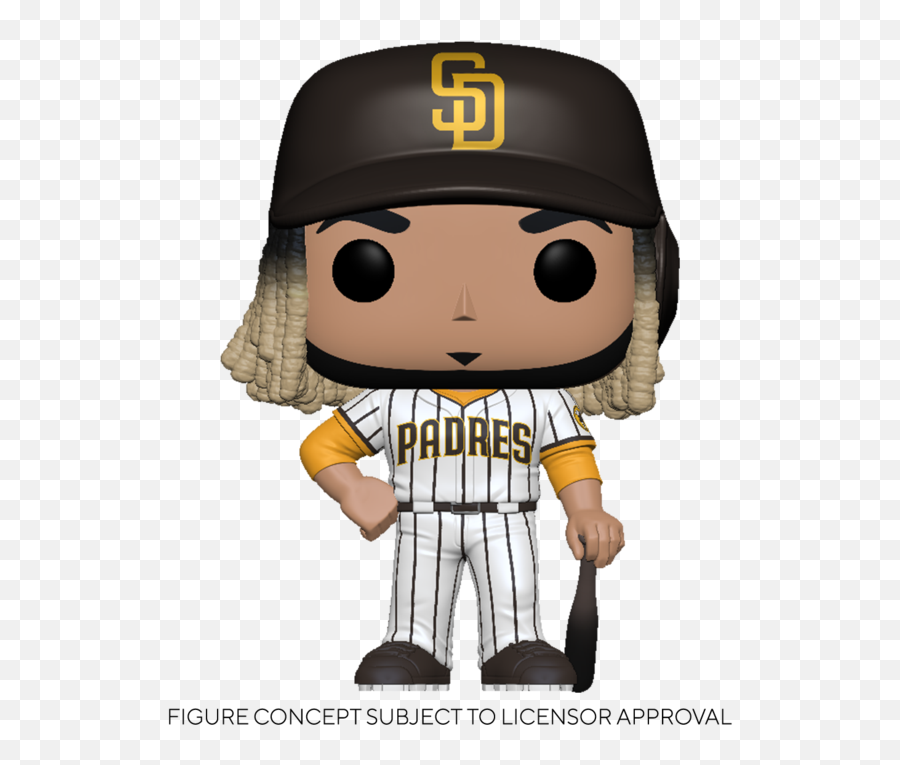 Funko Pop Mlb Padres - Fernando Tatís Jr Home Uniform Fernando Tatis Jr Funko Pop Emoji,Those Dumb Tumblr Flower Emoticons