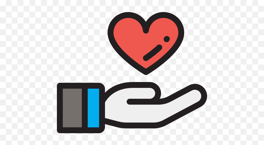 Ícone Mão Dar Amor Coração Livre De Wedding - Language Emoji,Coracao Amor Emoticon