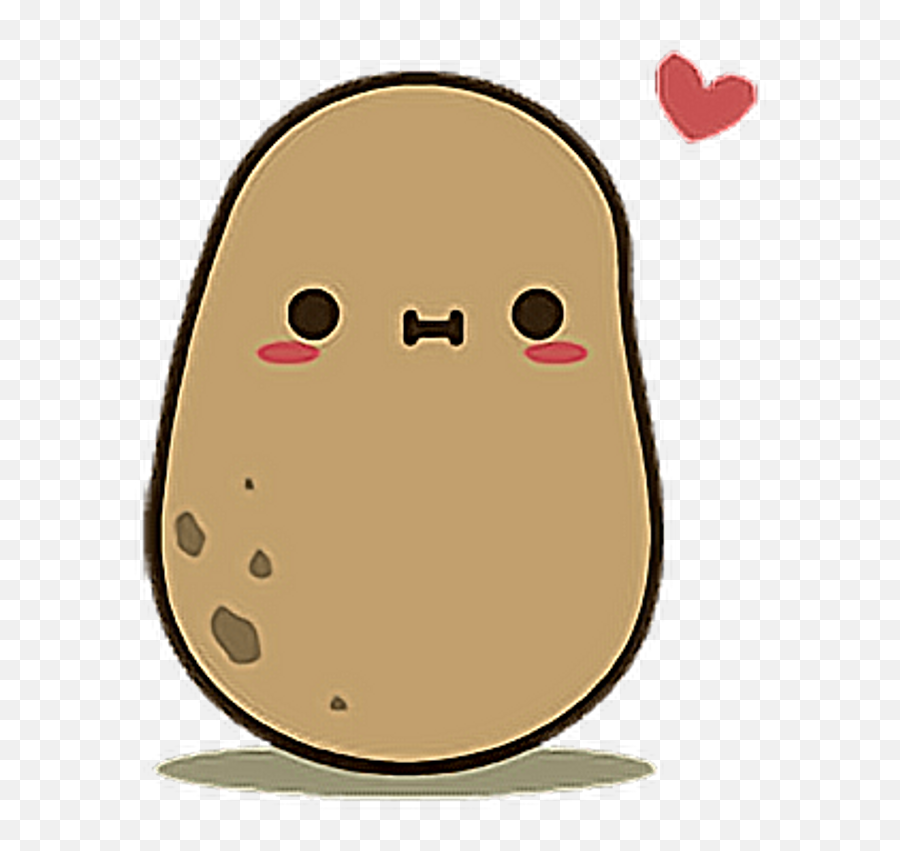 Cute Potatoes Wallpapers - Wallpaper Cave Cute Potato Emoji,Pusheen Food Emotions