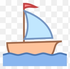 Sailing Boat Clipart Little Boat - Clip Art Sail Boat Emoji,Sailboat Emoji