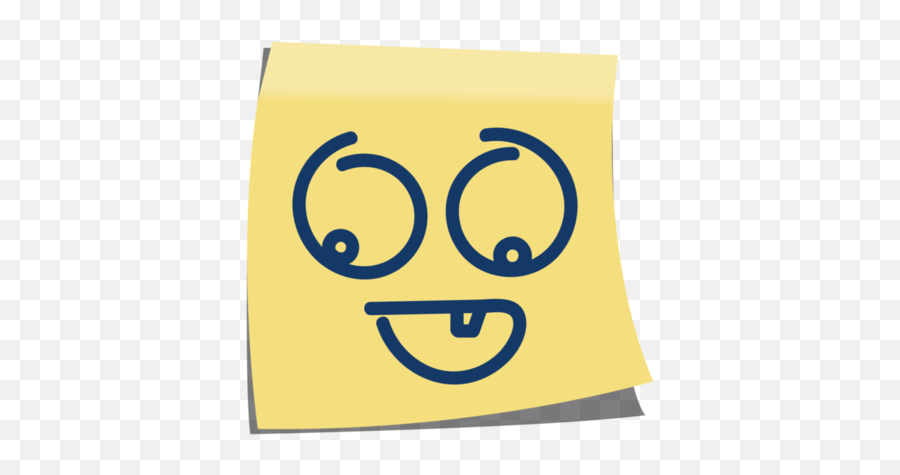Free Emoji Post It Idiot 1202905 Png - Happy,Idiont Face Emoji