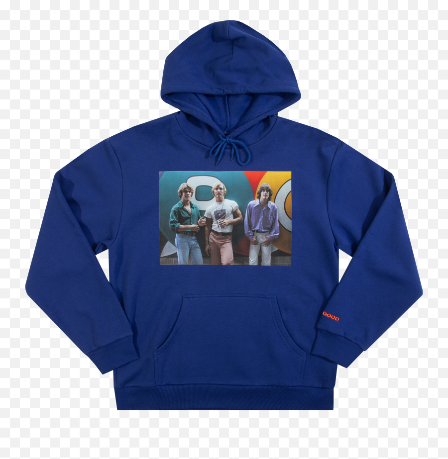 Ron Burgundy Champ Blue Hoodie - Inuyasha Kikyo Blue Hoodie Emoji,Ron.burgundy Glass Case.of Emotion