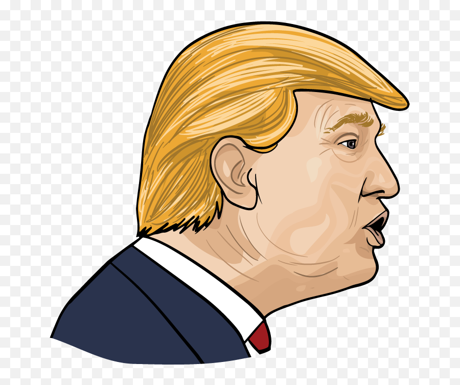 Donald Cartoon Trump Png File Hd - Cartoon Trump Face Png Emoji,Funniest Donald Trump Emoji Faces
