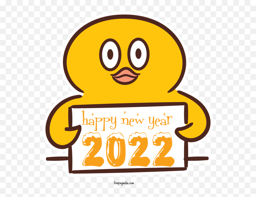 New Year Ducks Birds Beak For Happy New - Happy Emoji,New Year Emoticon Png