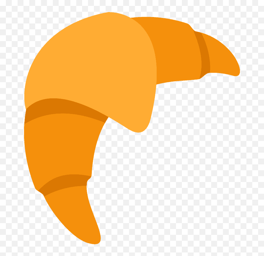 Croissant Emoji Clipart - Croissant Emoji Png Download Croissant Emoji,Ascii Iphone Emojis