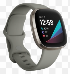 Fitbit Sense - Fitbit Sense Carbon Graphite Stainless Steel Fb512bkbk Emoji,Ech Cat Emotion