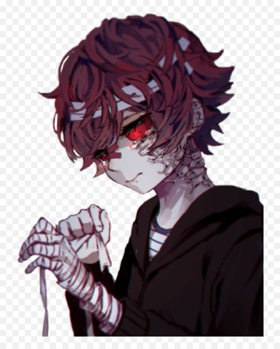 The Most Edited Animeboy Picsart - Goth Anime Child Boy Emoji,Aheago Emoticon