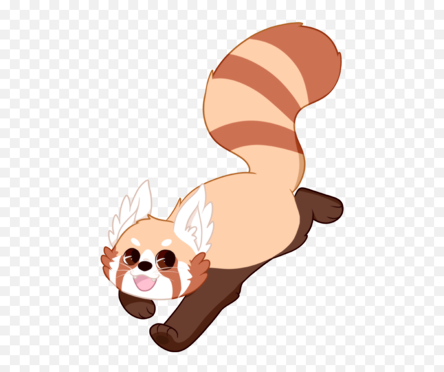 Red Panda Clip Art - Red Panda Drawing Base Png Download Chibi Red Panda Furry Emoji,Red Panda Emoji Twitter