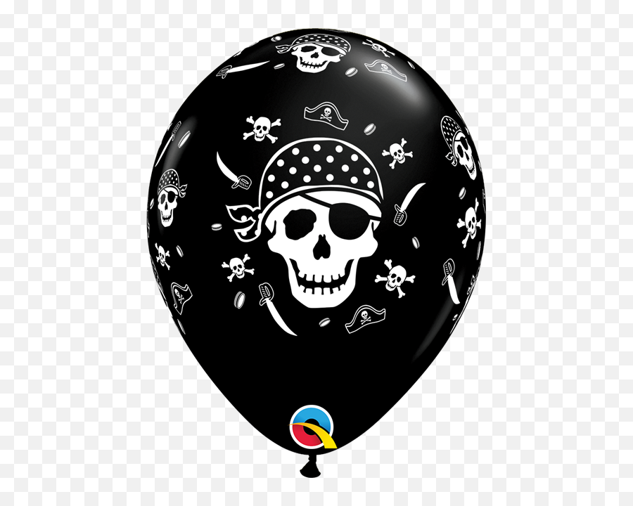 28cm Pirate Skull N Cross Bones Latex Balloon Emoji,Pig Emoji Latex
