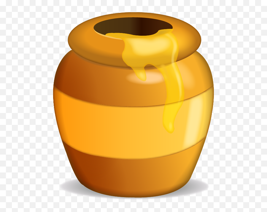 Download Honey Pot Emoji Icon - Honey Pot Png Transparent,Pot Emojis