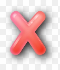Learn English For Kids Emoji,Red X Emojiy