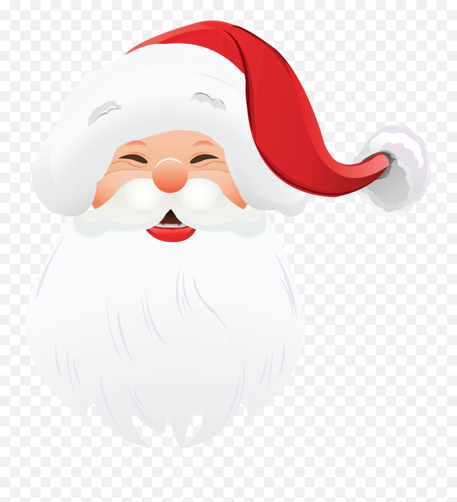 Free Santa Face Png Download Free Clip - Santa Claus Face Png Emoji,Black Santa Emoji