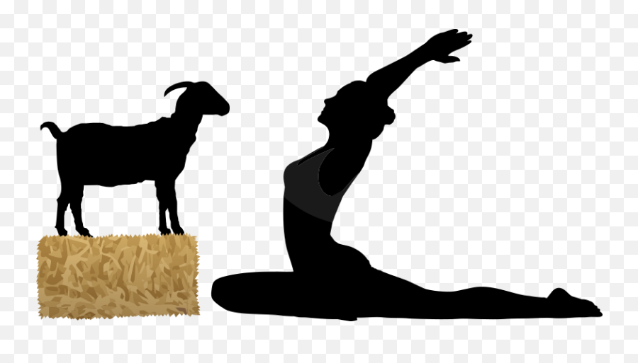 Goat Yoga - Goat Silhouette Emoji,Goat Tea Emoji