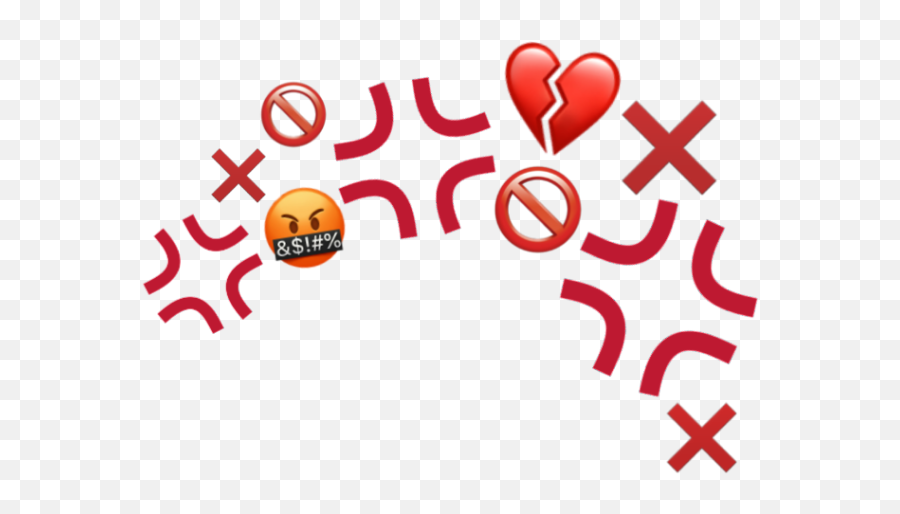 Emoji Redemoji Noemoji Sticker - Dot,B Emoji