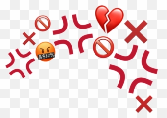Emoji Redemoji Noemoji Sticker - Dot,B Emoji