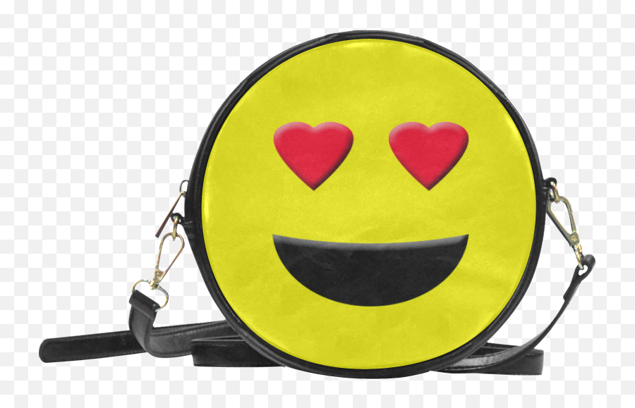 Emoticon Heart Smiley Round Sling Bag Model 1647 Id D351884 - Sling Bag Emoji,Customize Emoji Backpack