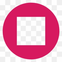 Eo Circle Pink Square - Stop Button Media Player Emoji,Pink Square Emoji