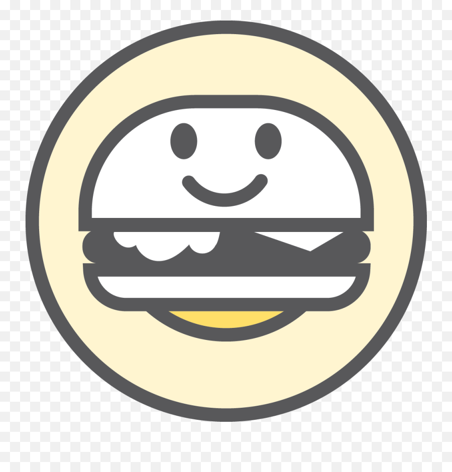 Burger 4c Icon - Happy Emoji,Burger Emoticon