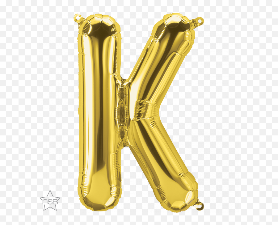 Celebrations Occasions North Star Air - Gold Balloon Letter K Emoji,Diy Emoji Balloons