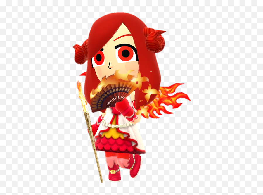 Ruby Miitomo Mii Red Fire Characters - Fictional Character Emoji,Miitomo Emoji