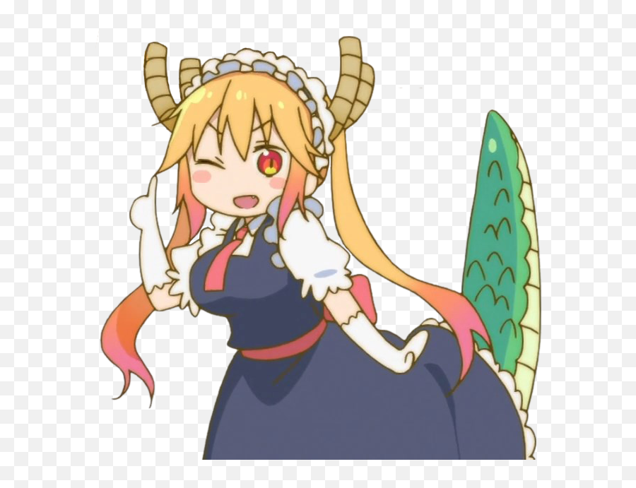 I Cleaned And Edited All The Chat Stickers From The - Tohru Dragon Maid Png Emoji,Kanna Emoji