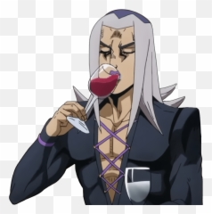 Usaji - Discord Emoji Abbacchio Wine,Menacing Emoji