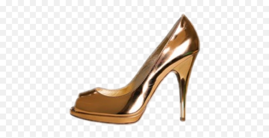Shoe Gold Heel Highheel Ladiesshoe Sticker By Janet - Open Toe Emoji,High Heel Shoe Emoji