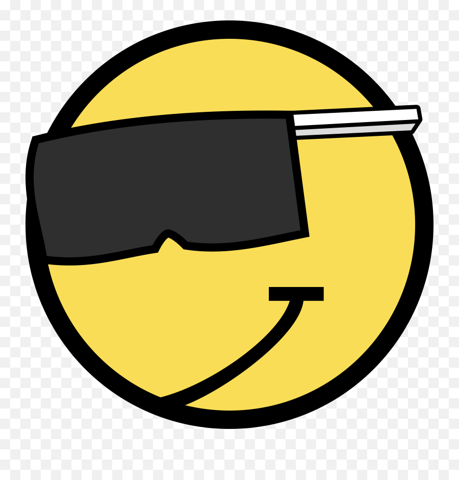 Cool Smiley - Openclipart Cool Favicon Emoji,Cool Emoticon