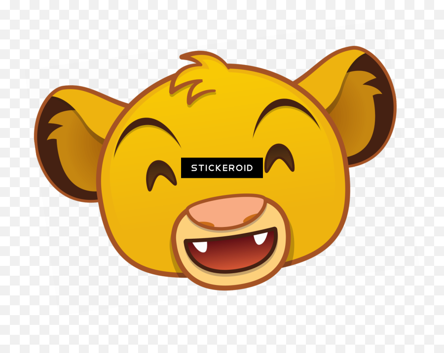 Lion King Grin Emoji - Mickey Disney Emoji,Lion Emoji