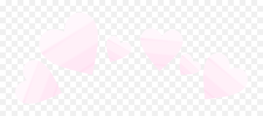 Hearts Halo Emoji Pink Sticker - Girly,Pink Triangle Emoji