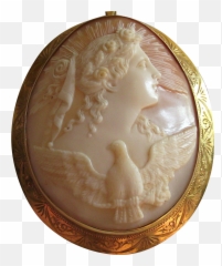 Shell Cameo Of Hera The Goddess Of - Solid Emoji,Roman God Of Emotion