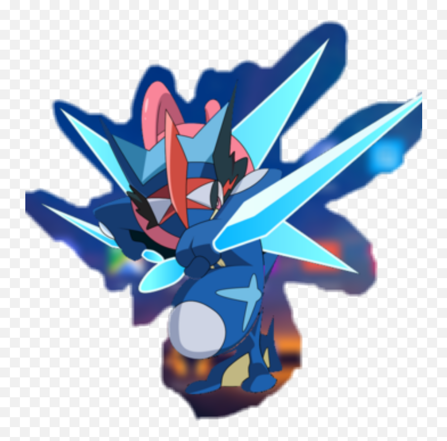 Greninja Sticker - Ash Greninja Cut Emoji,Greninja Emoji