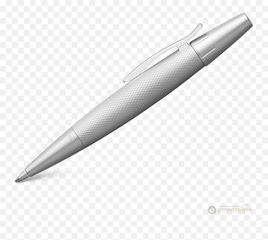 Faber - Castell Design Emotion Ballpoint Pen Pure Silver Solid Emoji,Inside Was In Motion With Soner And Emotion