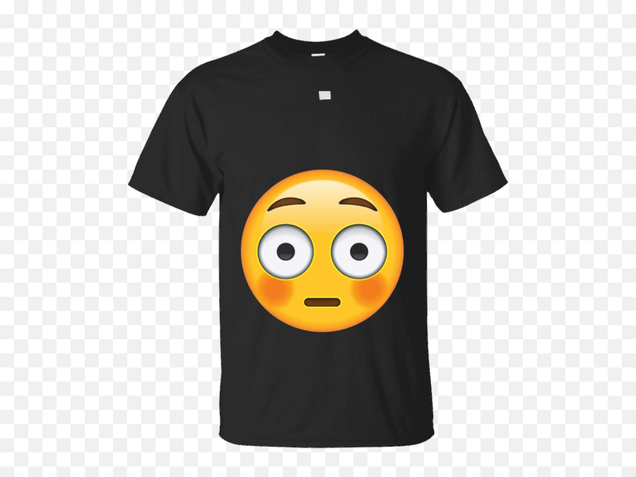 Flushed Face Embarrassed Emoji T Shirt,Embarrassed Emoji