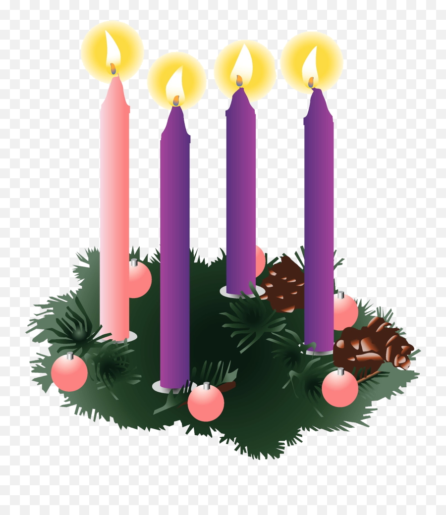 Clipart Candle Easter Vigil Clipart Candle Easter Vigil - Advent Wreath First Sunday Emoji,Landowner Emoji