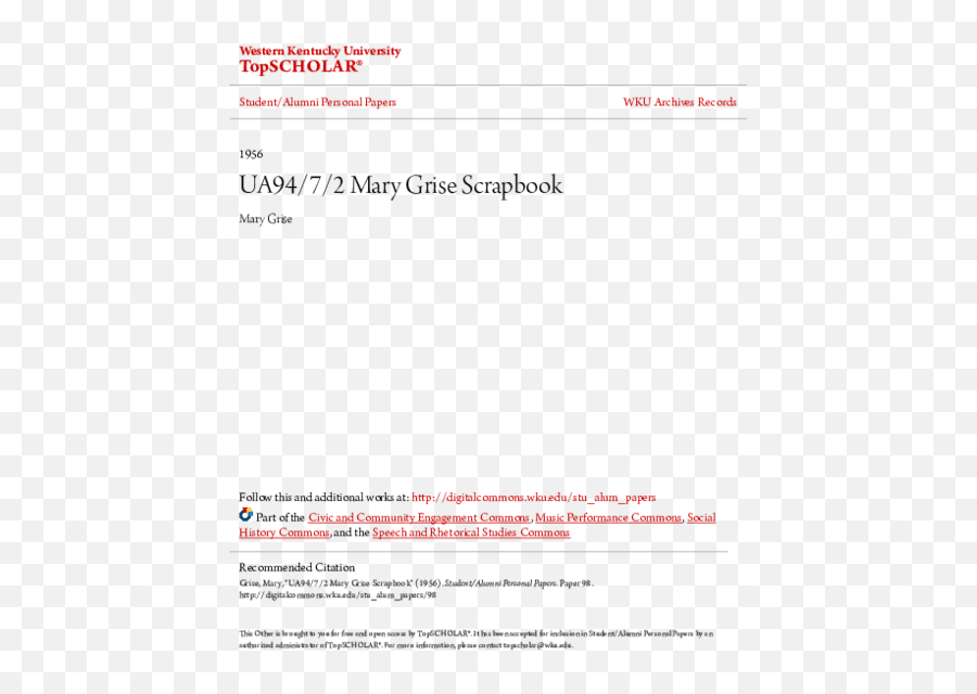 Pdf Ua9472 Mary Grise Scrapbook Mary Grise - Academiaedu Vertical Emoji,The Mixed Emotions Deridder Louisiana