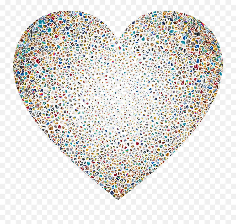 Library Of Shattered Heart Clip Art - Disco Ball Heart Transparent Emoji,Tiled Broken Heart Emojis