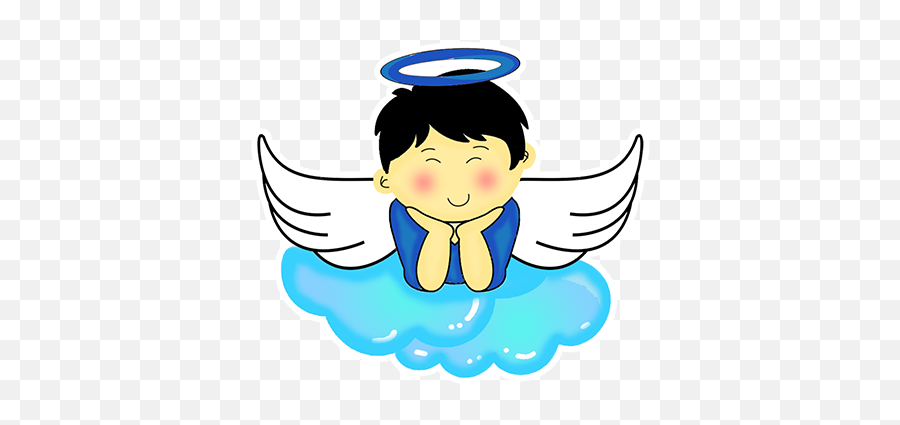 Little Angels Stickers By Luis Maldonado - Fictional Character Emoji,Emojis On Iphone Angel