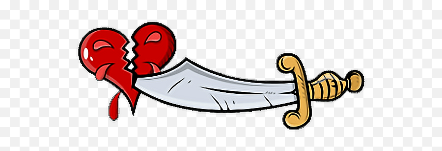 Love Knife Heart Love Hurts Sticker By - Vetor Da Espada Do Pirata Emoji,Love Hurts Emojis