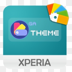 Updated Galaxy Xperia Theme Just Cyan Design For - Vertical Emoji,Cyan Face Emoji