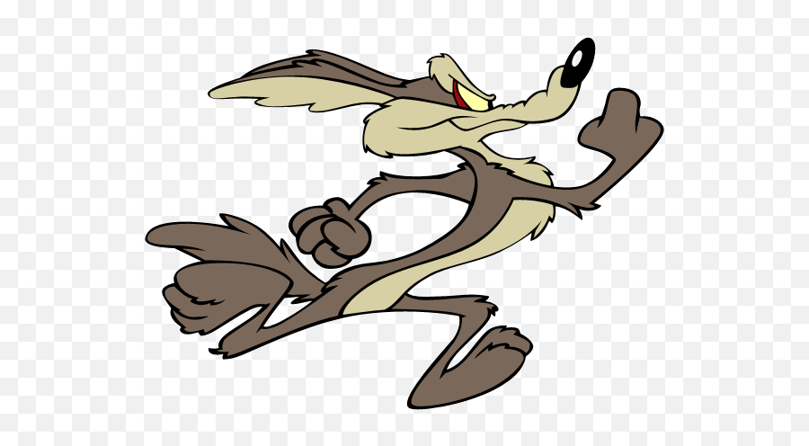 Pin - Coyote Looney Tunes Running Emoji,Roadrunner Emoticon