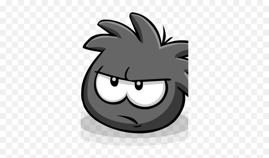 Elite Puffle In Club Penguin Rewritten - Black Puffle Emoji,Paltalk Emoticons And Meanings