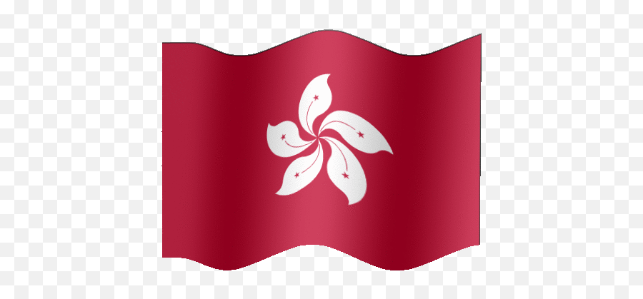 Animated Hong Kong Flag - Animated Hong Kong Flag Emoji,British Hong Kong Flag Emoticon