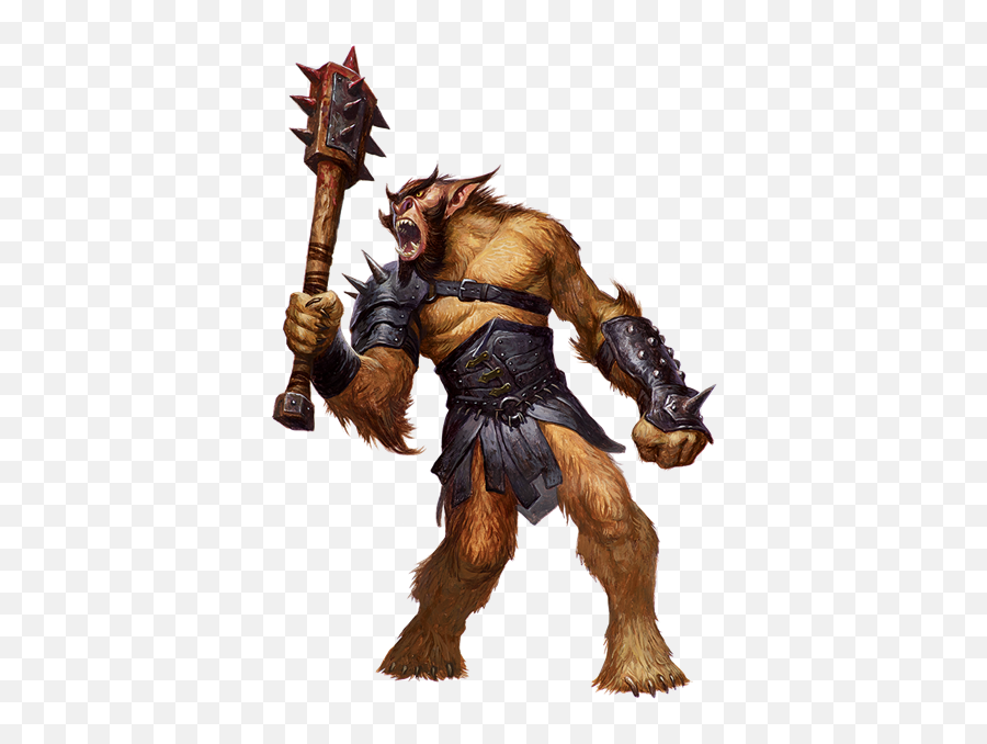 Races Updated U0026 Expanded Gm Binder - Bugbear Rpg Emoji,Scariest Emotion Icy Rage