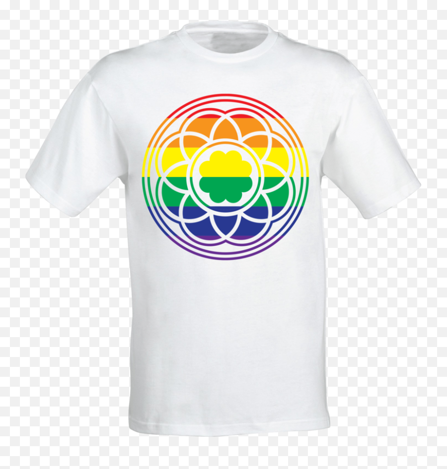 Rainbow Rose Window Tee - Short Sleeve Emoji,Plus Size Womens Emoticon Shirt 3x