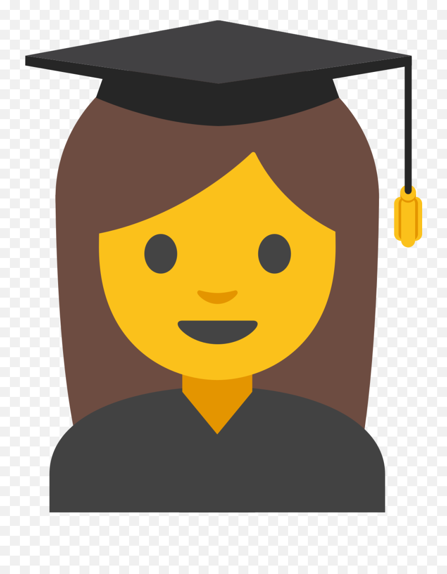 Emoji U1f469 200d 1f393 - Graduate Emoji Transparent Background,Graduation Cap Emoji