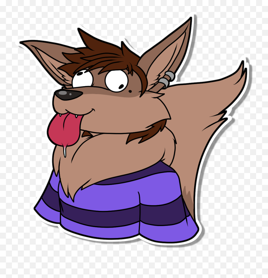 Face Clipart Jackal - Cartoon Png Download Full Size Fictional Character Emoji,Star Fox Emoticon