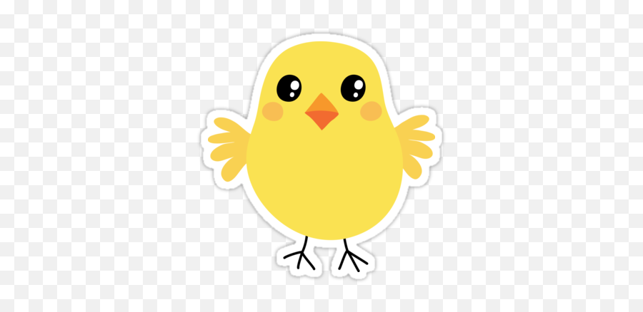 Cute Chickens Cartoon Chicken - Stickers Chicken Emoji,Pollito Emoticon Iphone