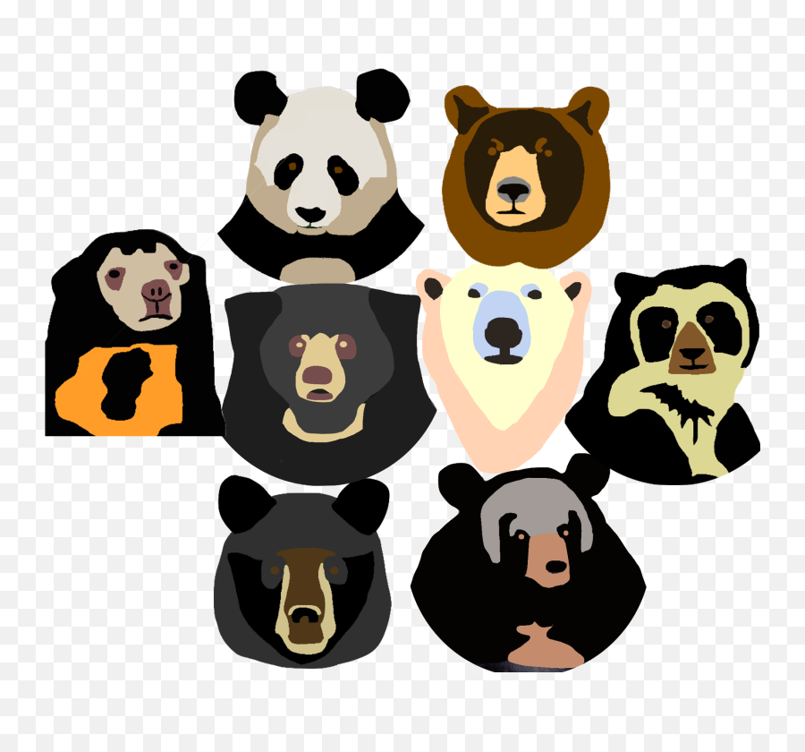 Bear Species Distribution Map - Bear Species Emoji,Cute Japanese Bear Emoji